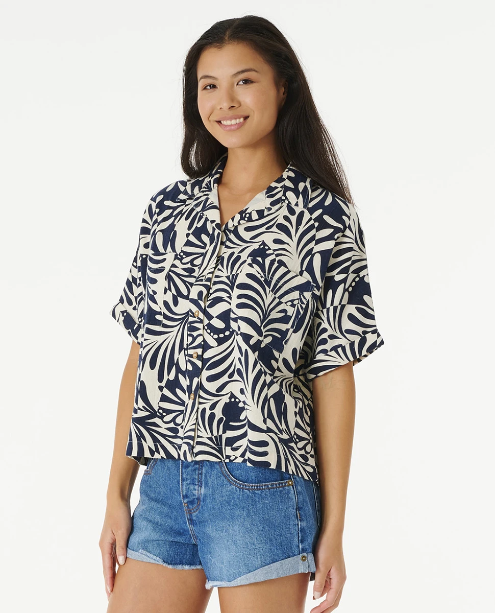 Chemise à Manches Courtes Ripcurl Afterglow - Navy 4 Chemise à Manches Courtes Ripcurl Afterglow - Navy – Image 2