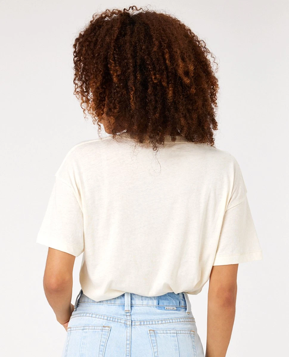 T-shirt à Manches Courtes Ripcurl Afterglow - Bone 5 T-shirt à Manches Courtes Ripcurl Afterglow - Bone – Image 3