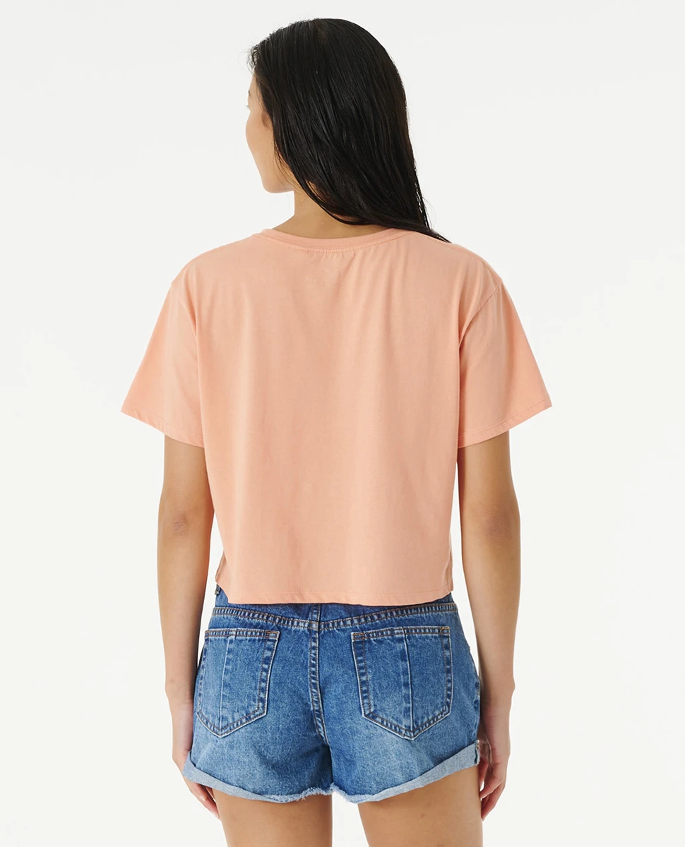Ripcurl T-shirt Court à Manches Courtes Rip Curl Always Summer - Light Coral 5 Ripcurl T-shirt Court à Manches Courtes Rip Curl Always Summer - Light Coral – Image 3