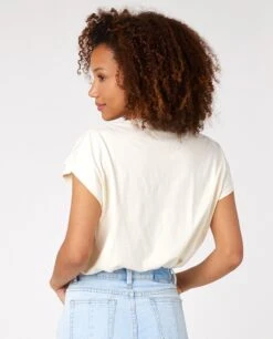 Ripcurl T-shirt à Manches Courtes Rip Curl Bella Palm - Bone -SeaRide BELLA PALM TEE 0 269702 1