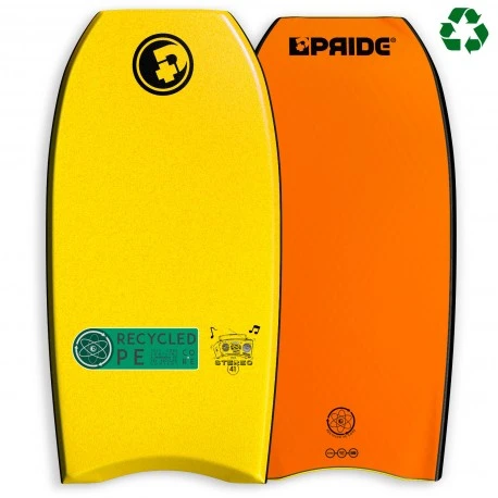 Bodyboard Pride THE STEREO PE RECYCLE 44 - Yellow 3 Bodyboard Pride THE STEREO PE RECYCLE 44 - Yellow
