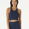 Ripcurl Brassière De Sport Rip Curl Run Swim Surf Dunes - Navy -SeaRide Brassiere de sport Rip curl Run Swim Surf Dunes Navy 0 2