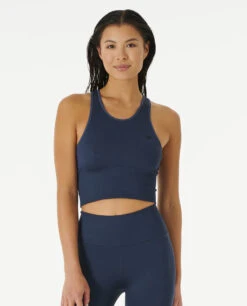 Ripcurl Brassière De Sport Rip Curl Run Swim Surf Dunes - Navy