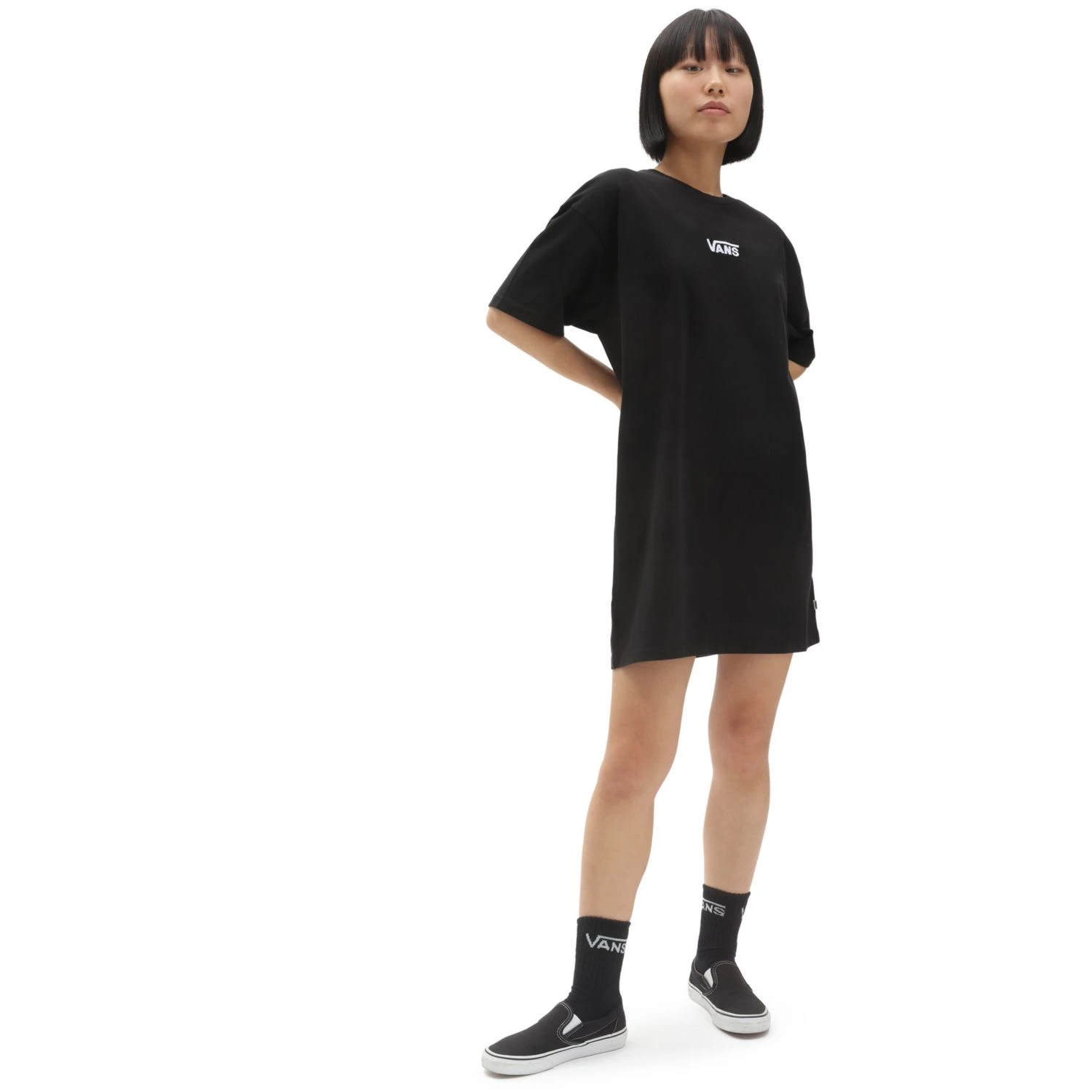 ROBE T-SHIRT VANS CENTER VEE - Noir 4 ROBE T-SHIRT VANS CENTER VEE - Noir – Image 2