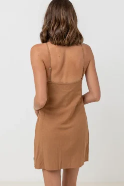 Robe Rhythm CLASSIC SLOIP - Caramel -SeaRide CLASSIC SLOIP DRESS 0 273833 1