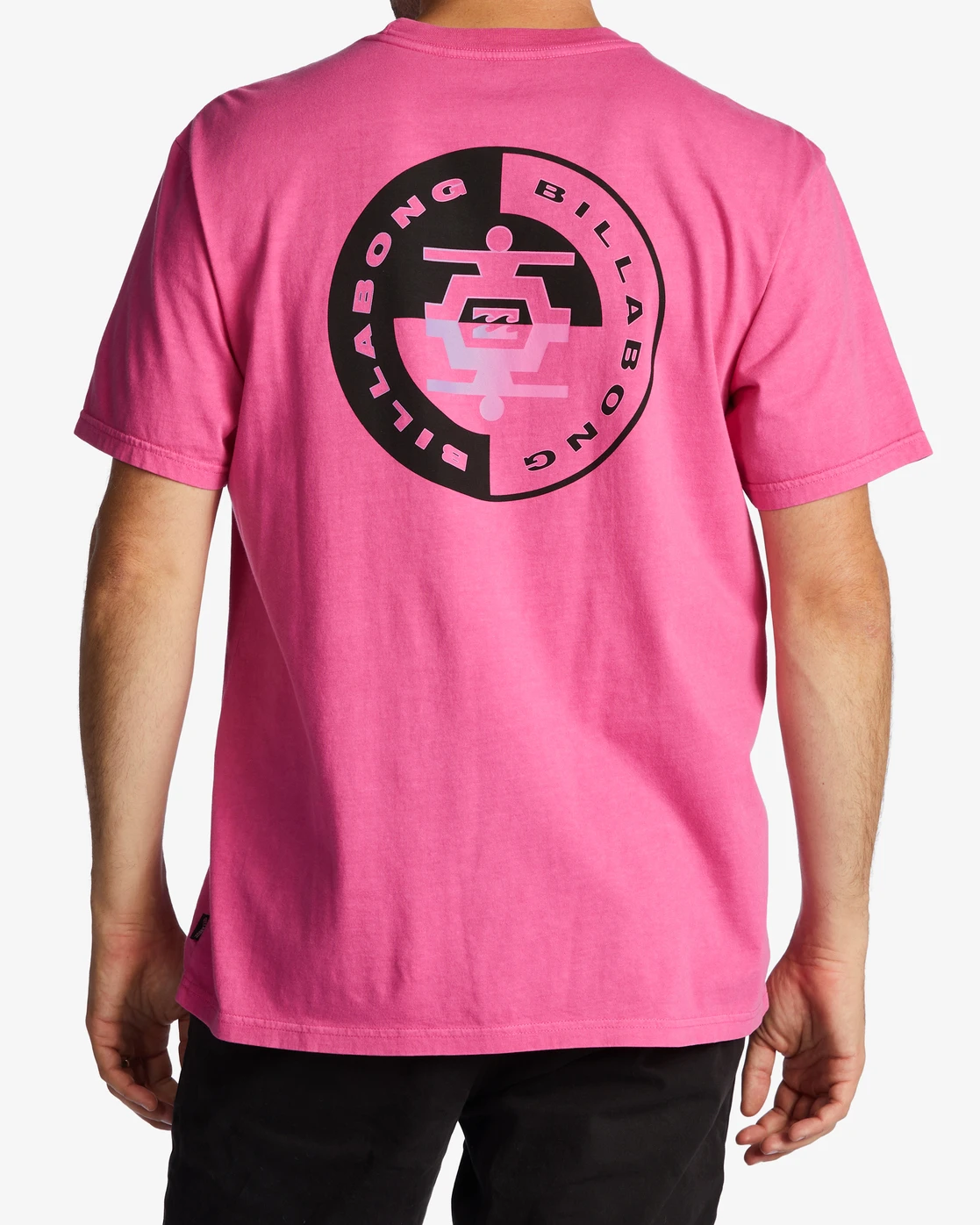T-shirt Pour Homme Billabong Connection - FUSHIA 5 T-shirt Pour Homme Billabong Connection - FUSHIA – Image 3