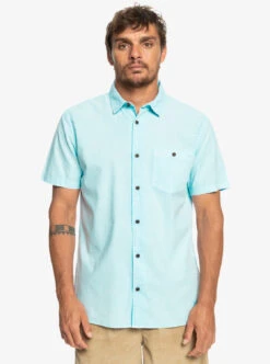 Chemise Manches Courtes Pour Homme Quiksilver Bolam - Celestial Blue