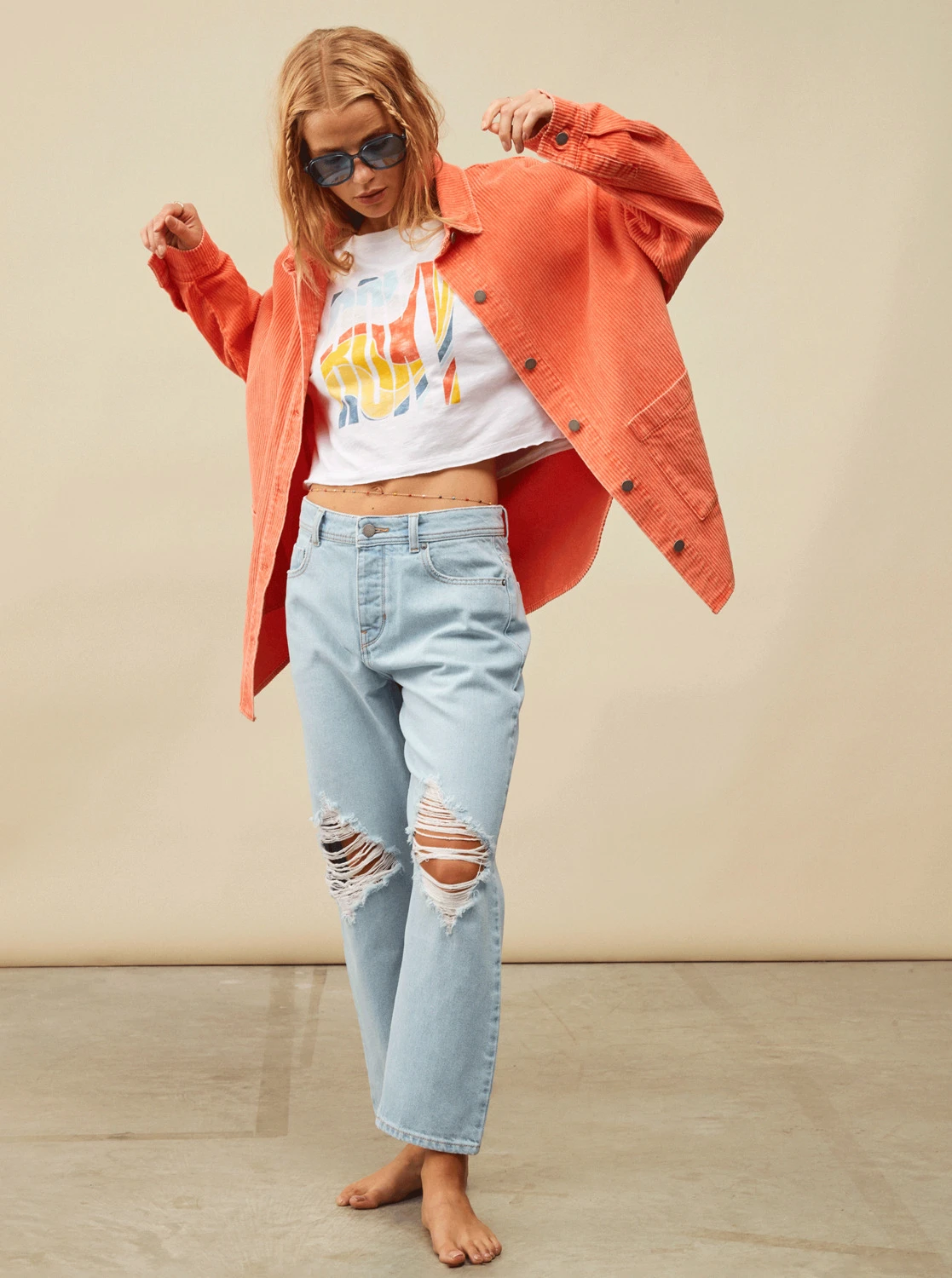 Chemise Manches Longues En Velours Côtelé Roxy KICK BACK WASHED CORD - Tigerlily 3 Chemise Manches Longues En Velours Côtelé Roxy KICK BACK WASHED CORD - Tigerlily