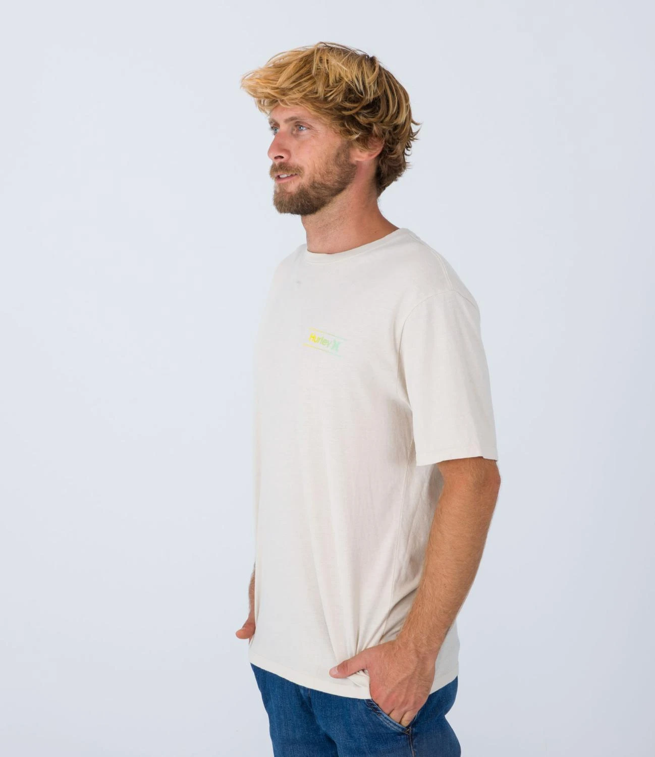 T-shirt HURLEY Everyday O&O Slashed - Bone 4 T-shirt HURLEY Everyday O&O Slashed - Bone – Image 2