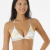 Ripcurl Haut De Bikini Rip Curl Triangle Croisé Dos Always Summer - White