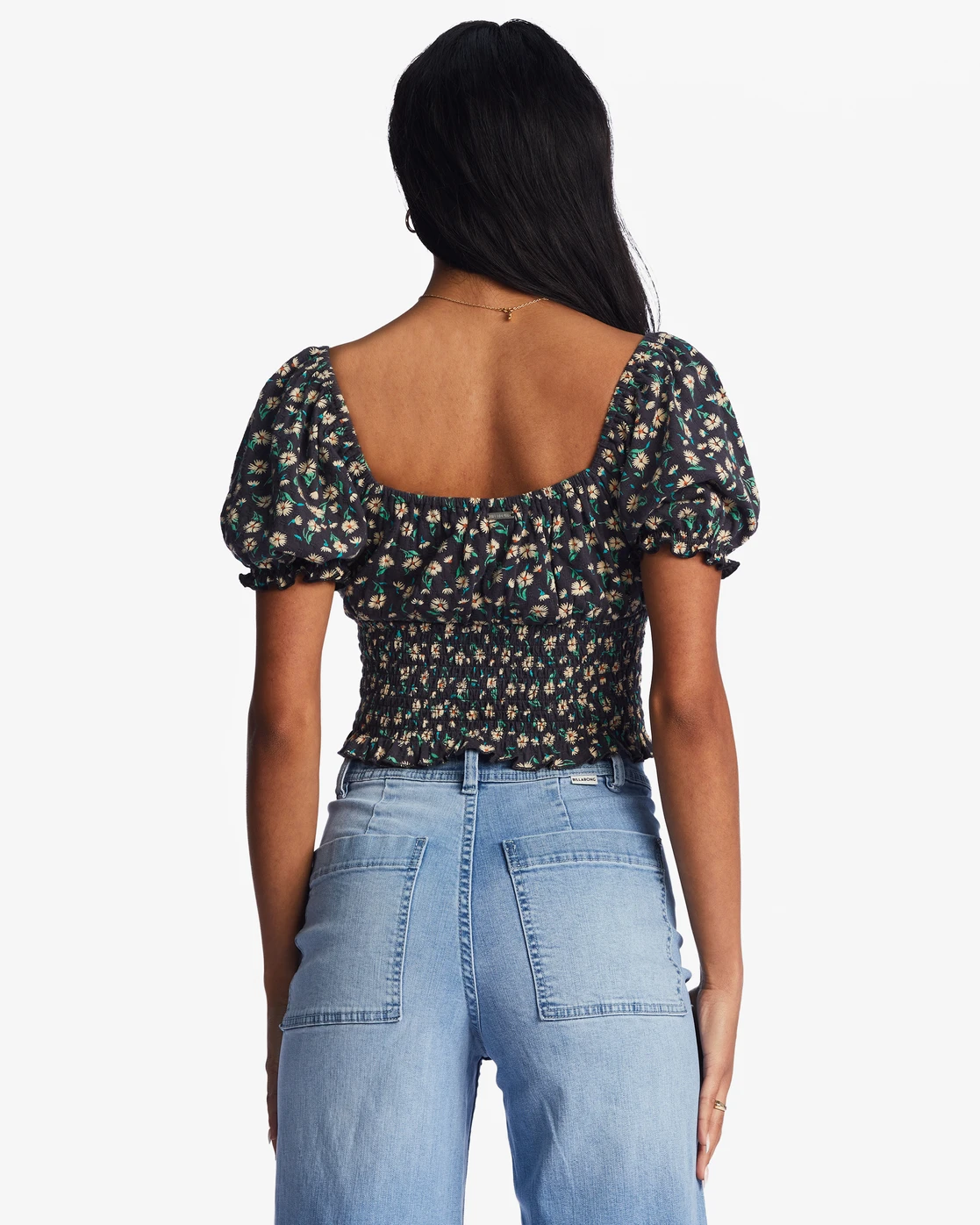 Haut à Manches Bouffantes Billabong LOVE SONG - BLACK PEBBLE 4 Haut à Manches Bouffantes Billabong LOVE SONG - BLACK PEBBLE – Image 3