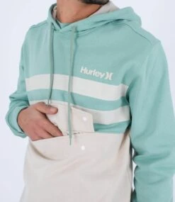 Sweat à Capuche Hurley Oceancare Block Party - Cilantro -SeaRide M OCEANCARE BLOCK PARTY PULLOVER 0 275004 1