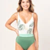 Maillot De Bain Une Pièce Ripcurl Coastal Palms Good - WHITE -SeaRide Maillot de bain une piece Ripcurl Coastal Palms Good WHI