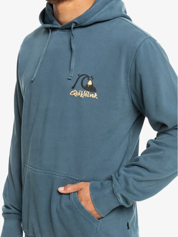 Sweat à Capuche Quiksilver Neon Slab - Bering Sea 4 Sweat à Capuche Quiksilver Neon Slab - Bering Sea – Image 2