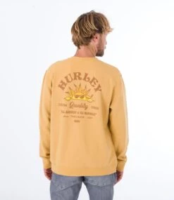 Sweat Hurley Crew Neck Hommes - No Bummers - Pebble -SeaRide NO BUMMERS SUMMER FLEECE CREW 0 262551 1