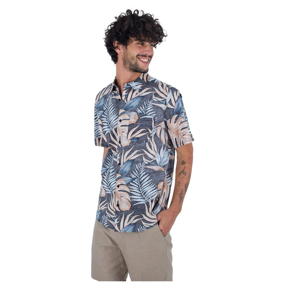 Chemise Hurley ONE AND ONLY LIDO STRETCH SS - Black H010 4 Chemise Hurley ONE AND ONLY LIDO STRETCH SS - Black H010 – Image 2