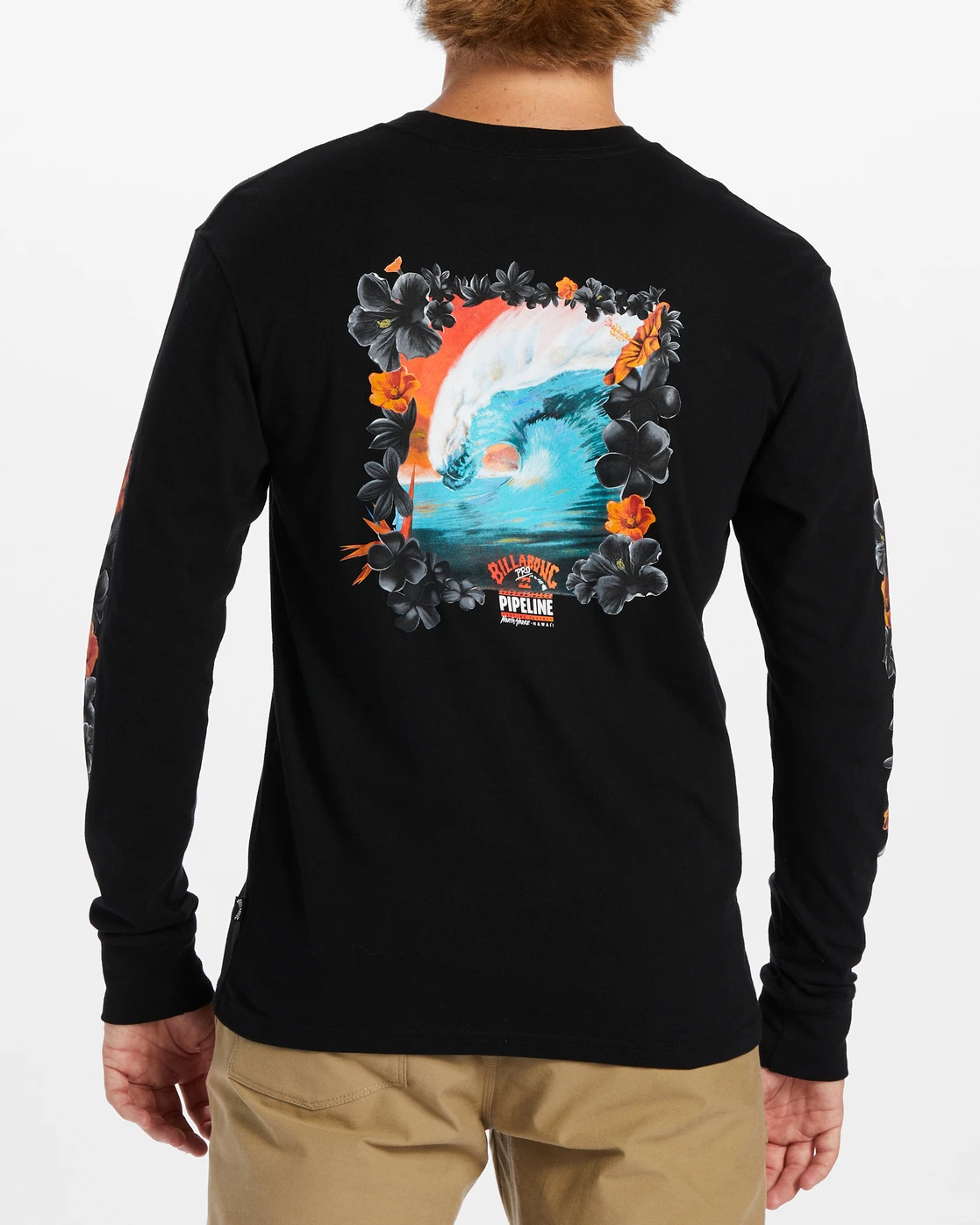 T-shirt Manches Longues Billabong Pipeline Floral - BLACK 5 T-shirt Manches Longues Billabong Pipeline Floral - BLACK – Image 3