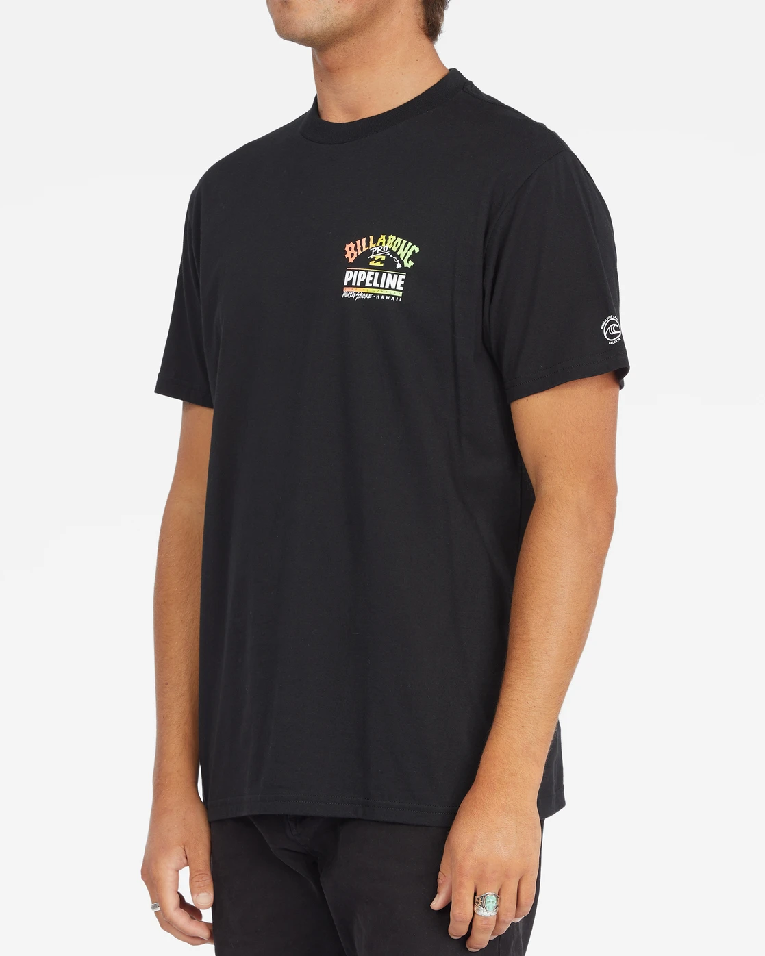 T-Shirt Billabong PIPELINE POSTER SS - BLACK 4 T-Shirt Billabong PIPELINE POSTER SS - BLACK – Image 2
