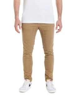 Pantalon Pull IN DENING CHINO CORDUROY - BEIGE2