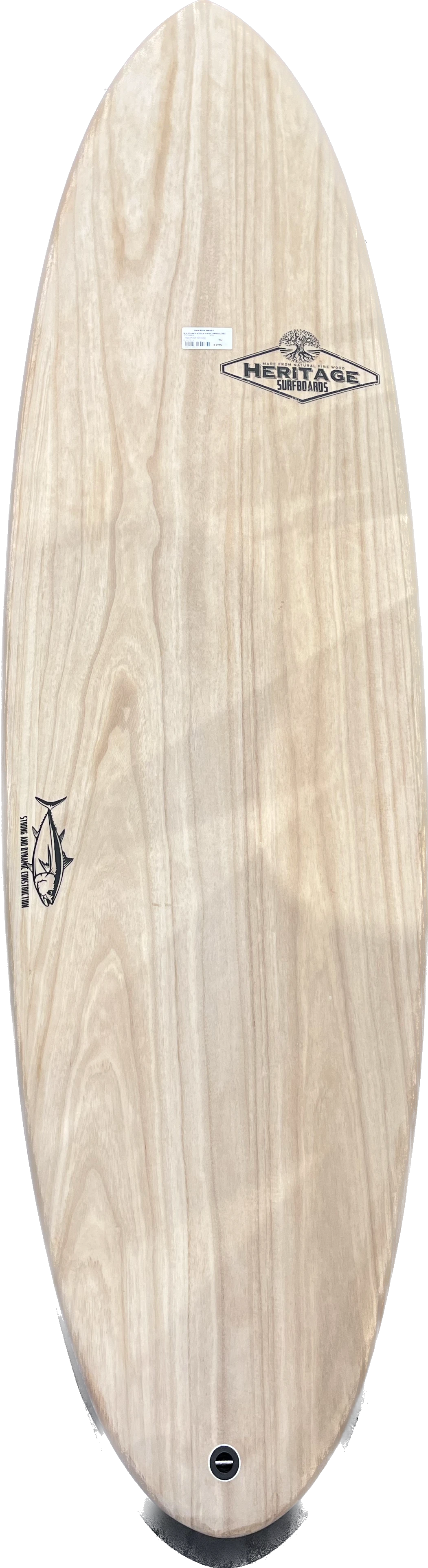 Planche De Surf Heritage Funky Stick Paulownia 6'4 3 Planche De Surf Heritage Funky Stick Paulownia 6'4