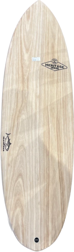 Planche De Surf Heritage Kiwi Paulownia 6'4