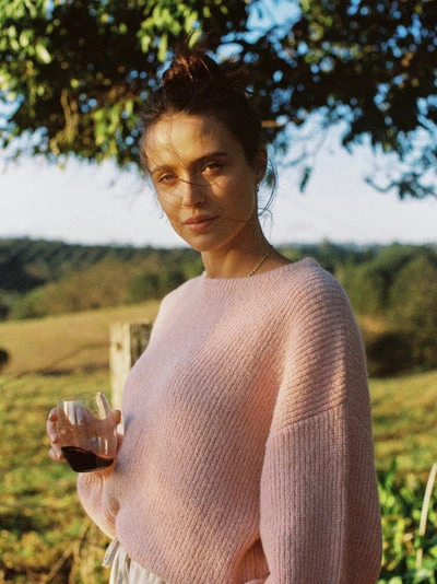 Pull Rhythm SOMERSET KNIT JUMPER - Rose Poussiéreux 4 Pull Rhythm SOMERSET KNIT JUMPER - Rose Poussiéreux – Image 2