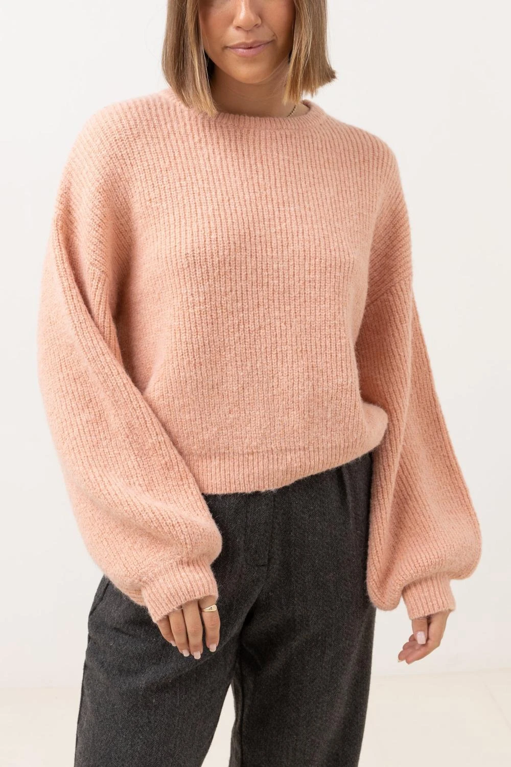 Pull Rhythm SOMERSET KNIT JUMPER - Rose Poussiéreux 3 Pull Rhythm SOMERSET KNIT JUMPER - Rose Poussiéreux