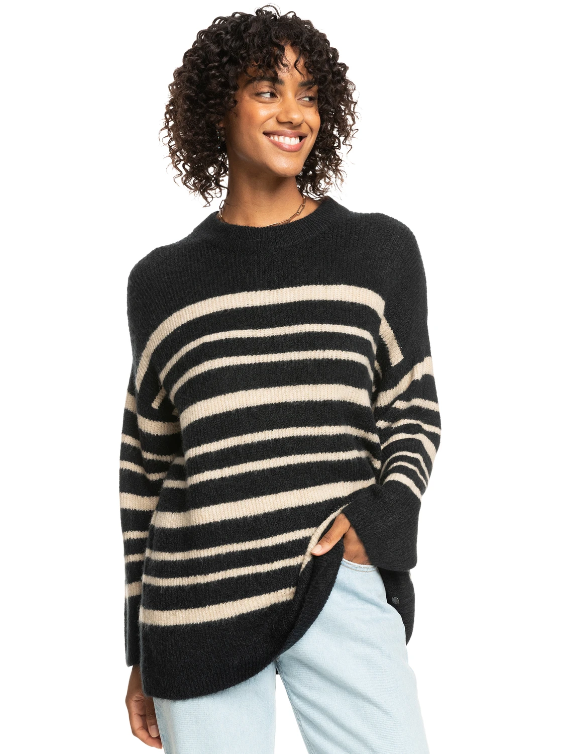Pull Roxy AMAZING SUN - Anthracite 3 Pull Roxy AMAZING SUN - Anthracite