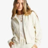 Pull à Capuche Zippé Billabong BEACH BREEZE - Antique White