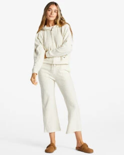 Pull à Capuche Zippé Billabong BEACH BREEZE - Antique White -SeaRide Pull a capuche zippe Billabong BEACH BREEZE Antique Whit 3