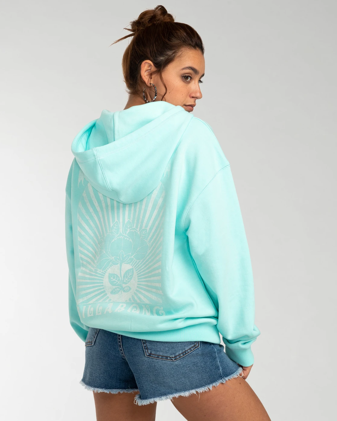 Sweat à Capuche Billabong Pour Femme Radiate Love - PURE AQUA 5 Sweat à Capuche Billabong Pour Femme Radiate Love - PURE AQUA – Image 3
