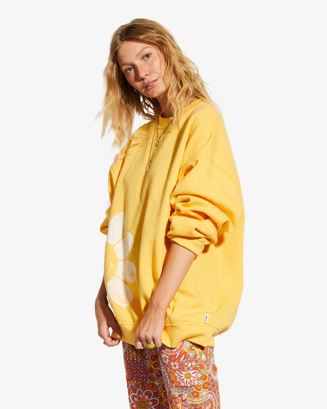 Sweat à Col Rond Billabong RIDIN HAPPY - BRIGHTER DAYS 4 Sweat à Col Rond Billabong RIDIN HAPPY - BRIGHTER DAYS – Image 2