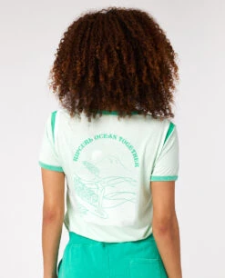 T-shirt à Manches Courtes Ripcurl Ringer - Mint -SeaRide RINGER TEE 0 271947 1