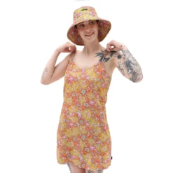 ROBE Vans FLORALE RESORT - Orange