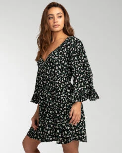 Robe Babydoll Billabong AFTER TIME - OFF BLACK -SeaRide Robe babydoll Billabong AFTER TIME OFF BLACK 0 268970 2