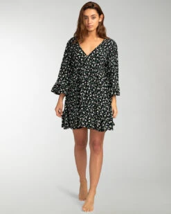 Robe Babydoll Billabong AFTER TIME - OFF BLACK