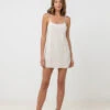 Robe Courte Rhythm CLASSIC SLIP DRESS - Oat