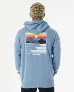 Sweat à Capuche Ripcurl Surf Revival - Dusty Blue -SeaRide SURF REVIVAL HOOD 0 258651 1