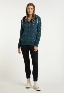 SWEAT RAGWEAR ANGEL ZIP - DEEP OCEAN