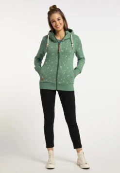 SWEAT RAGWEAR ANGEL ZIP - GREEN