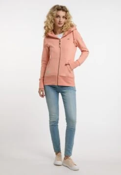 SWEAT Ragwear NESKA ZIP - Salmon