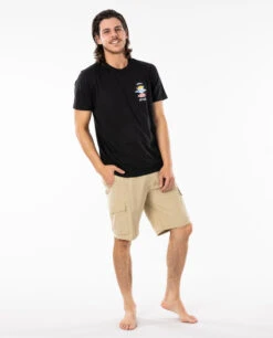 Ripcurl Short Rip Curl Trail Cargo - Dark Khaki Olive Black Dark Khaki