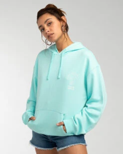 Sweat à Capuche Billabong Pour Femme Radiate Love - PURE AQUA