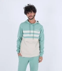 Sweat à Capuche Hurley Oceancare Block Party - Cilantro