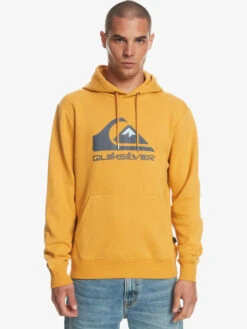 Sweat à Capuche Quiksilver Big Logo - Bright Gold