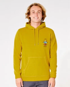 Ripcurl Sweat à Capuche SEARCH ICON HOOD - Vintage Yellow