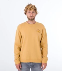 Sweat Hurley Crew Neck Hommes - No Bummers - Pebble