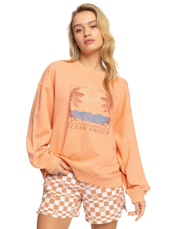 Sweat Pour Femme Roxy Take Your Place - Papaya Punch 3 Sweat Pour Femme Roxy Take Your Place - Papaya Punch