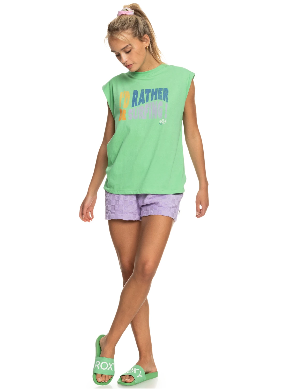 T-Shirt ROXY THE SMELL OF THE SEA - Absinthe Green 5 T-Shirt ROXY THE SMELL OF THE SEA - Absinthe Green – Image 3