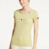 T-Shirt Ragwear FLORAH PRINT ORGANIC - LIGHT GREEN